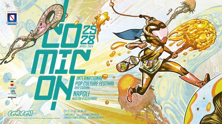 Comicon Napoli dal 25 al 28 Aprile 2024 la XXIV Edizione alla Mostra D'Oltremare