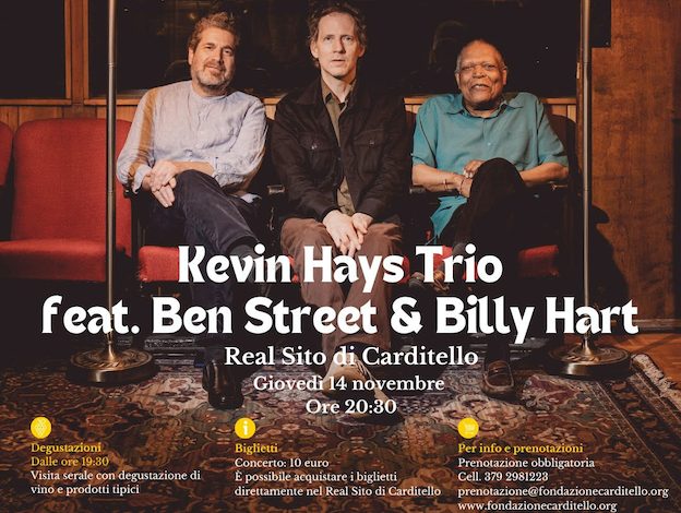 Real Sito di Carditello, KEVIN HAYS apre la Rassegna Jazz& Wine 2024