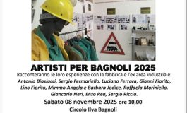 "Artisti Per Bagnoli 2025" - Sabato 8 Novembre 2025 ore 10:00 - Circolo Ilva di Bagnoli via Coroglio, 90