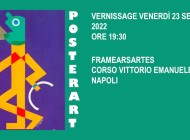 Venerdì 23 Settembre 2022 alle ore 19:30 -Galleria FrameArsArtes a Corso Vittorio Emanuele 525