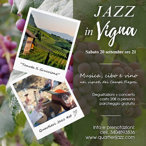 Jazz in Vigna : Musica, cibo e vino nei vigneti dei Campi Flegrei - Sabato 20 Settembre ore 21:00