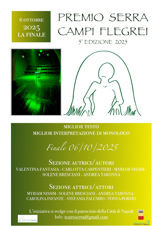 Quinto Premio "Serra-Campi Flegrei" Finale il 6 Ottobre ore 21:00