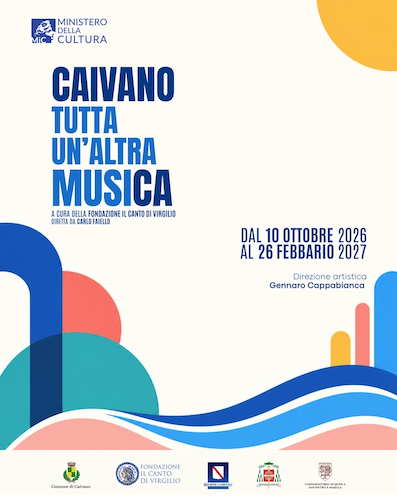 “Caivano, tutta un’altra musica”                                           Dal 10 ottobre 2026 al 19 febbraio 2027