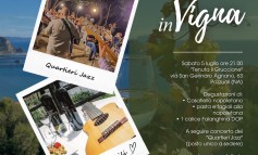 Quartieri Jazz con la X edizione del “JAZZ IN VIGNA” per sabato 5 luglio ore 21:00 nella splendida location dell’Agriturismo Il Gruccione della famiglia Iovino.