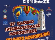 Fragneto Monforte (BN) 13-14-15 Ottobre 2023 35°Raduno Internazionale Mongolfiere